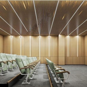 现代电影院3D模型下载